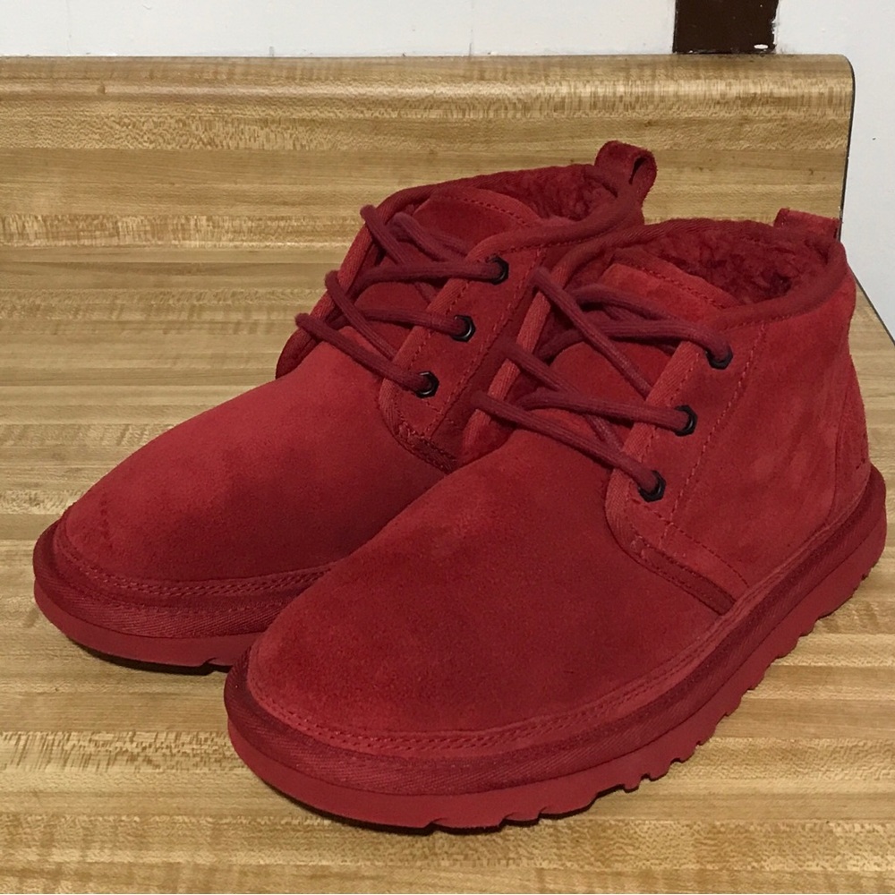 Ugg Red Neumel Ankle Boot Size 6 - image 3